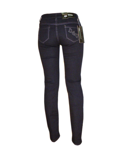 Miss Natalie Damen Jeans – Slim Straight Regular Fit in Dunkelblau